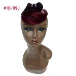 8 Inches Wholesale Ombre 1B/99J Curl Brazilian Hair Snail Weave