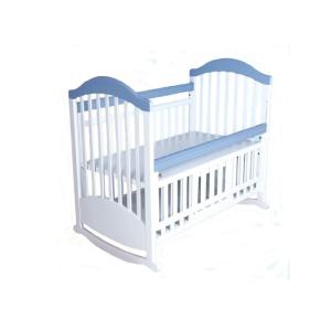 Quality Lovely White Wooden Baby Cot , New Style Fold Unique Baby Cribs wholesale