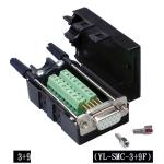 DB15 D Sub 15 Pin VGA ( 3+9 ) Three Row Male Female Connectors to Terminal