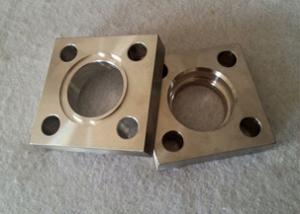 Quality SCH40 PN400 Rectangular 4 Bolt Forged Steel Flanges , Hydraulic Square Flanges wholesale