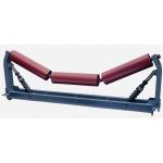 Batching Plant Belt Conveyor Roller / Q235 ST14 Carrying Idler Roller