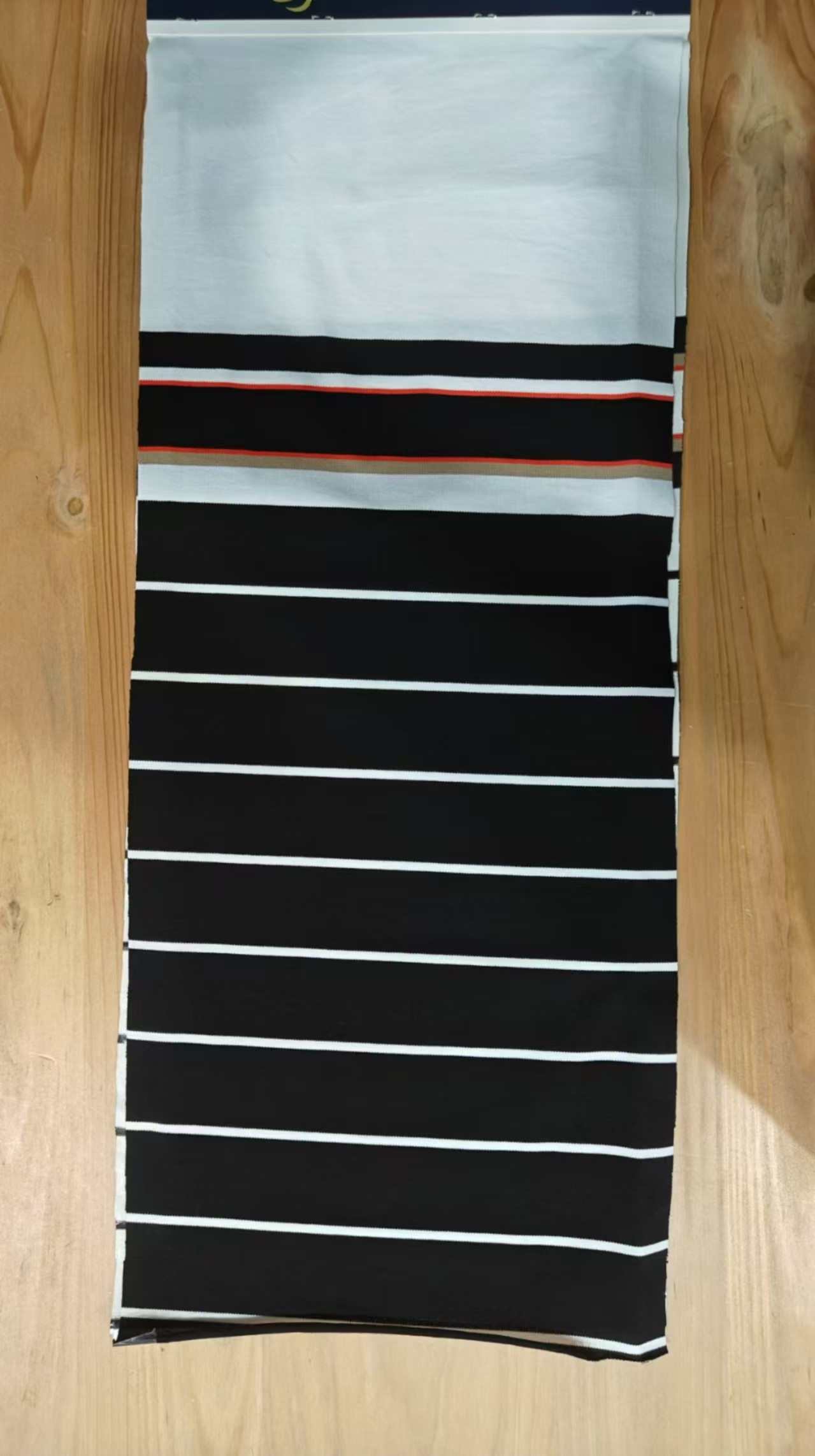 Smooth And Skin-Friendly Breathable Natural Striped Material Fabric For T-Shirt
