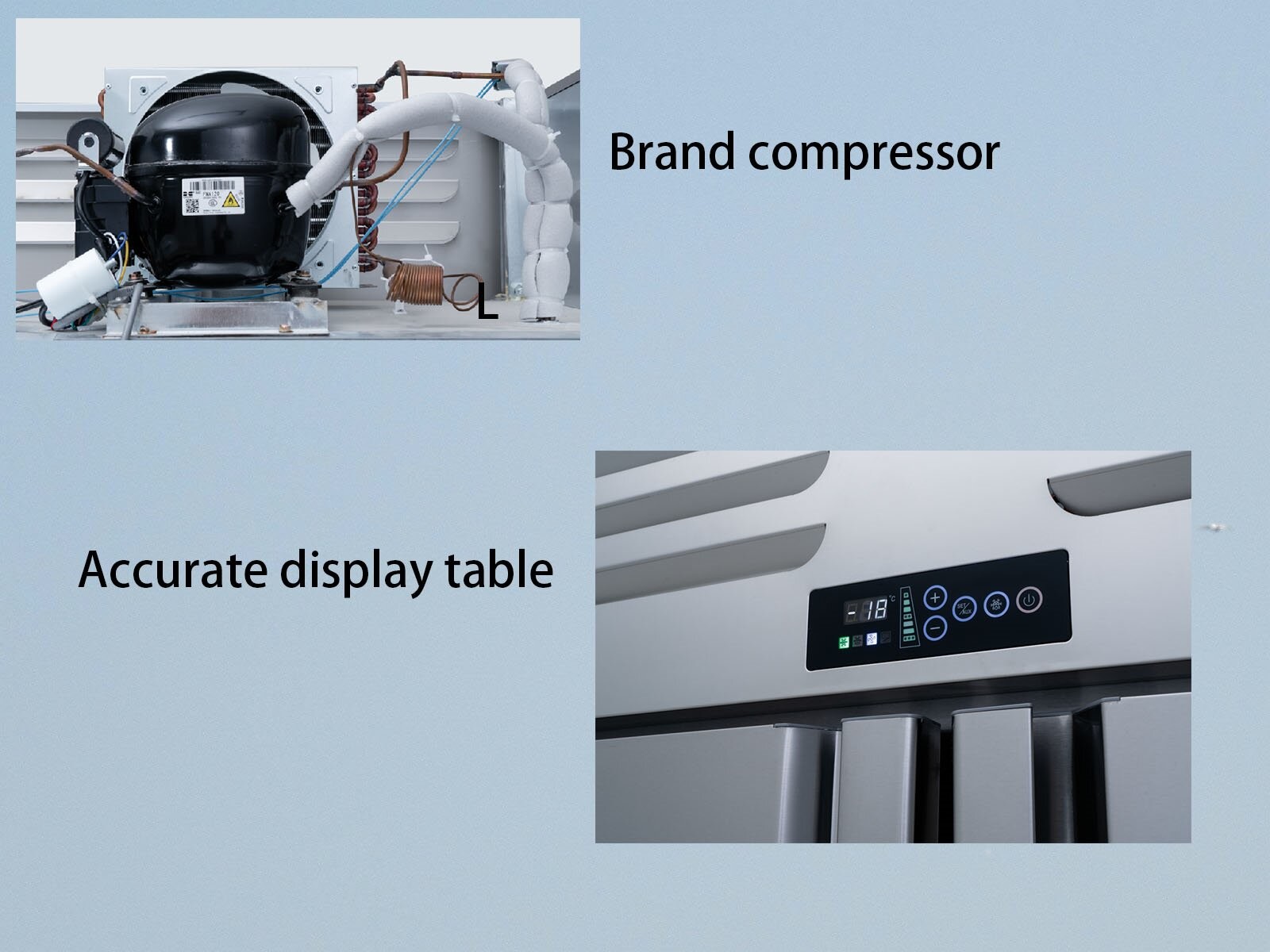 Single Compressor 6 Door Refrigerator Freezer Easy Installation And Maintenance
