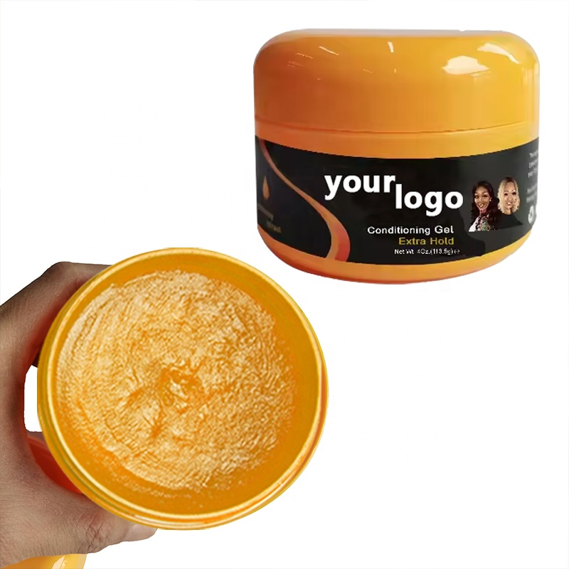100ml 4oz Hair Styling Edge control Gel for HAIR shine jam gel Cera para el cabello