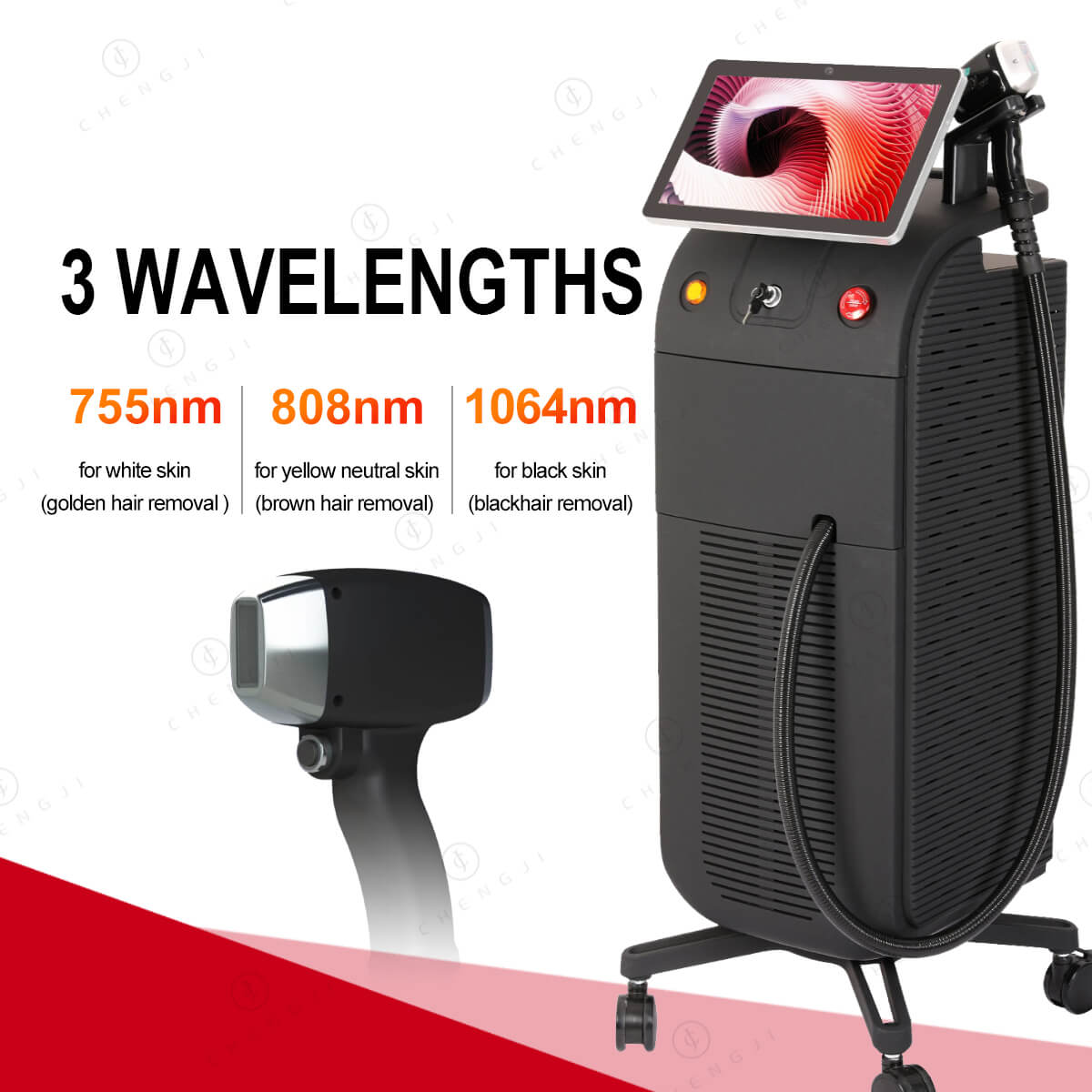 Lightsheer Diode Laser Hair Removal Machine 755nm Laser Machine For Skin Rejuvenation