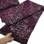 Nice flocking velvet lace african lace fabric Ghana dress for wedding/party