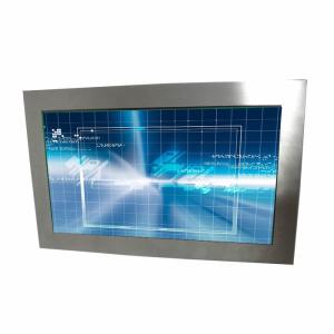 Quality 21.5 Inch Rugged Touch Screen Monitor Waterproof VGA / HDMI Inputs wholesale