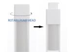 Rotated Plastic Foundation Airless Pump Bottle 1oz 30ml Hot Stamping Logo