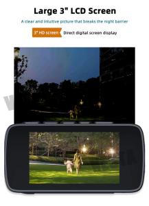 Quality 4K N002 Infrared Night Vision Glasses 0.5-800M Effective Visual Distance wholesale