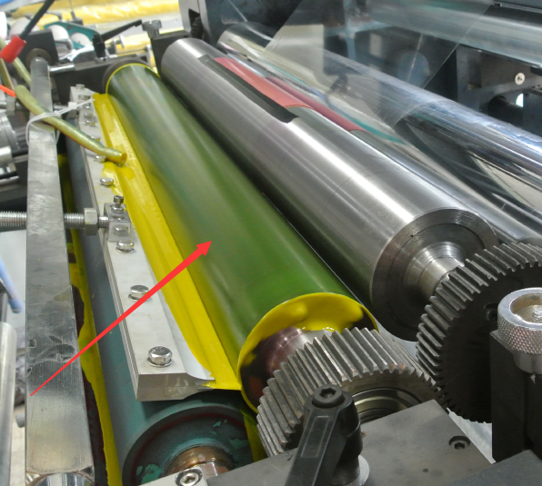 Stack Type 4 Colors Flexo Film Printing Machine High Speed Synchronous Belt Transmission
