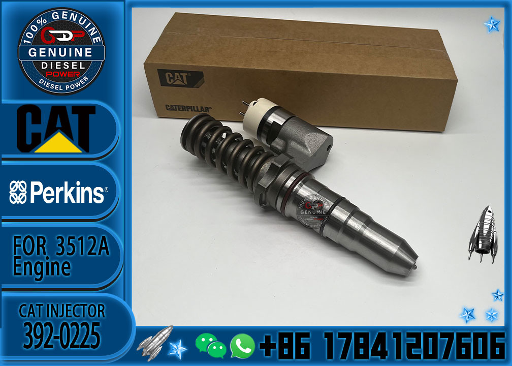 Common rail injector fuel injecto 250-1302 392-0224 250-1304 392-0225 for 3512B Excavator 3512C 3516B 3516C