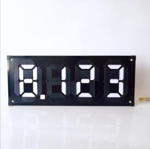 China Translucent Type 88.88 Outdoor Gas Price Signs With Flip Dot Display on sale
