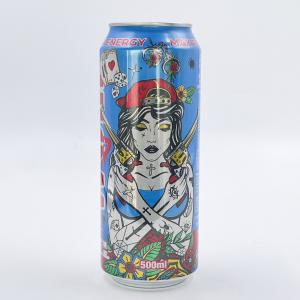 Quality 500ml Energy Drink Canning Service For Max Power Vitamin Carbonated Energy Drink Cans With Private Label wholesale