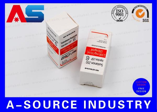 vial box packaging Biolab Security Carton Bottle Box 10ml Vial Boxes Embossed