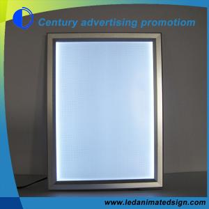 Quality Silver aluminum frame led light box wholesale
