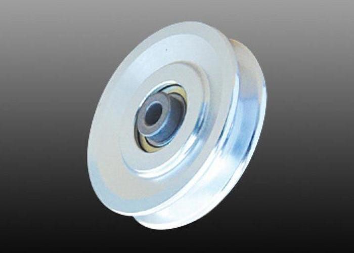 Oxidation Treatment Polished 90mm Metal Gym Pulley Wheels