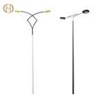 Colorful Painting Customizable Electrical Street Light Pole With Hot-Dip