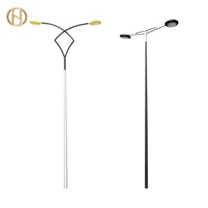 Quality Colorful Painting Customizable Electrical Street Light Pole With Hot-Dip Galvanized Coating And Steel Tube wholesale