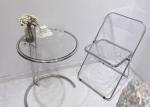 46cm Transparent Acrylic Dining Chairs PC Polycarbonate