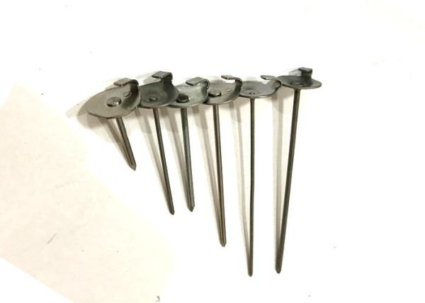 Cheap Stainless Steel Metal 12ga Lacing anchor Pins Used For Exhaust Insulation Blankets for sale