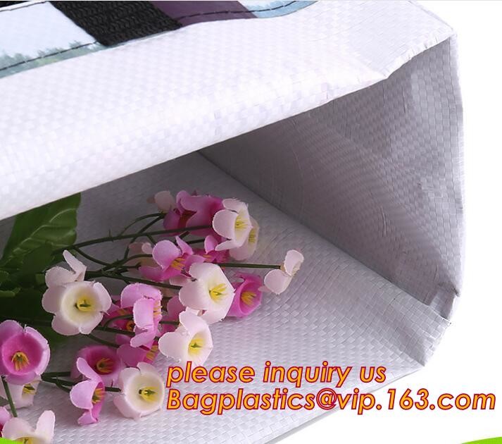 Fashion WaterProof PP Woven Laminated Handle Shopping Bag,fashion laminated reusable pp woven big shopping woven bag