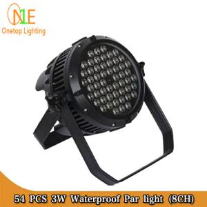 Quality DJ Light Factory 54pcs 3W waterproof par light rgbw stage light wholesale