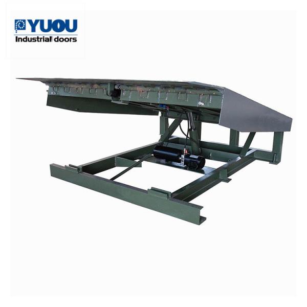 Platform Loading Dock Leveler Electric 2.2KW Hydraulic Fixed 12tons capacity