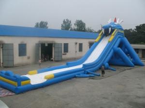 Quality Inflatable hippo slide giant outdoor slide wholesale