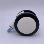 Medical Polyurethane Castor Wheels Thread Stem Swivel Type