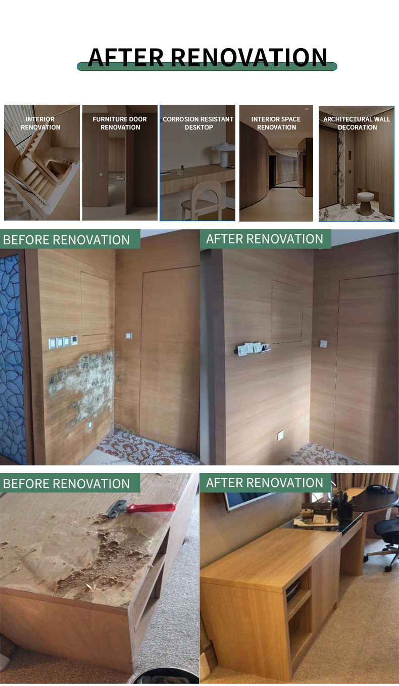 Self-stick Performance Wooden Self Adhesive PVC Film With 1.22m Width