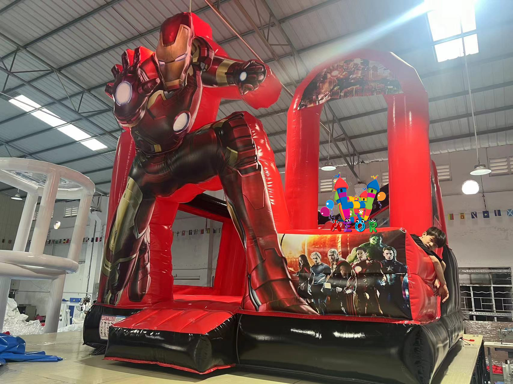5x4.5m Inflatable Castle Jumping Bounce House Slide Combo Commercial Castle