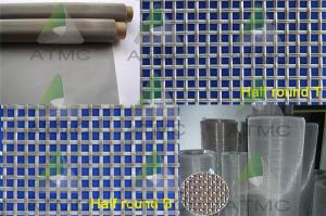 Quality Metallic Stainless Steel Wire Mesh Stainless Wire Mesh Screen For Twilled Weave wholesale