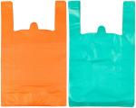 EN13432 PLA PBAT Biodegradable Grocery Plastic Bags With Handles
