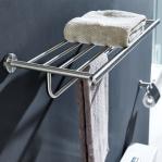 Satin Finsh Bathroom Hardware Set Sus304 Fixtures Towel Rack Set
