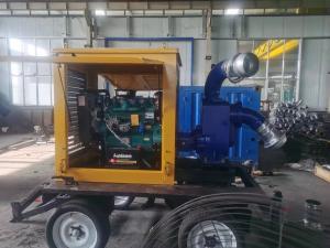Quality 8 Inch 300 Cubic Self Priming Diesel Water Pump Unit For Flood Control wholesale
