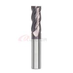 12mm 1/2" 4 Flute Carbide End Mill For Stainless Steel Variable Helix