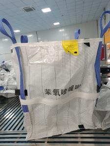 Quality 3300lbs Anti Static Polypropylene PP Fabric White Color Conductive Jumbo Bag wholesale