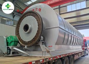 Quality 20t Waste Tire Pyrolysis Plant For Processing Tyres 0.4rpm Non Pollution wholesale