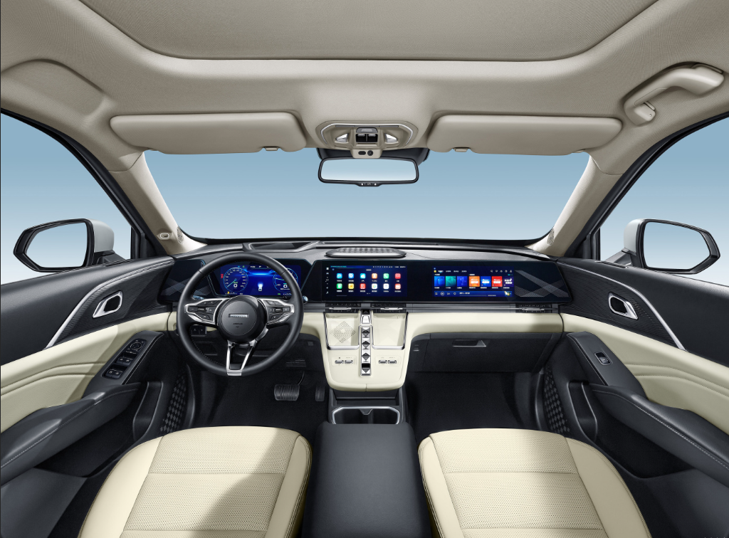Haval Xiaolong Max Hybrid Electric Car Four-Wheel Drive Smart Flagship Edition Energy Automobiles 4758*1895*1725mm 235/55 R19