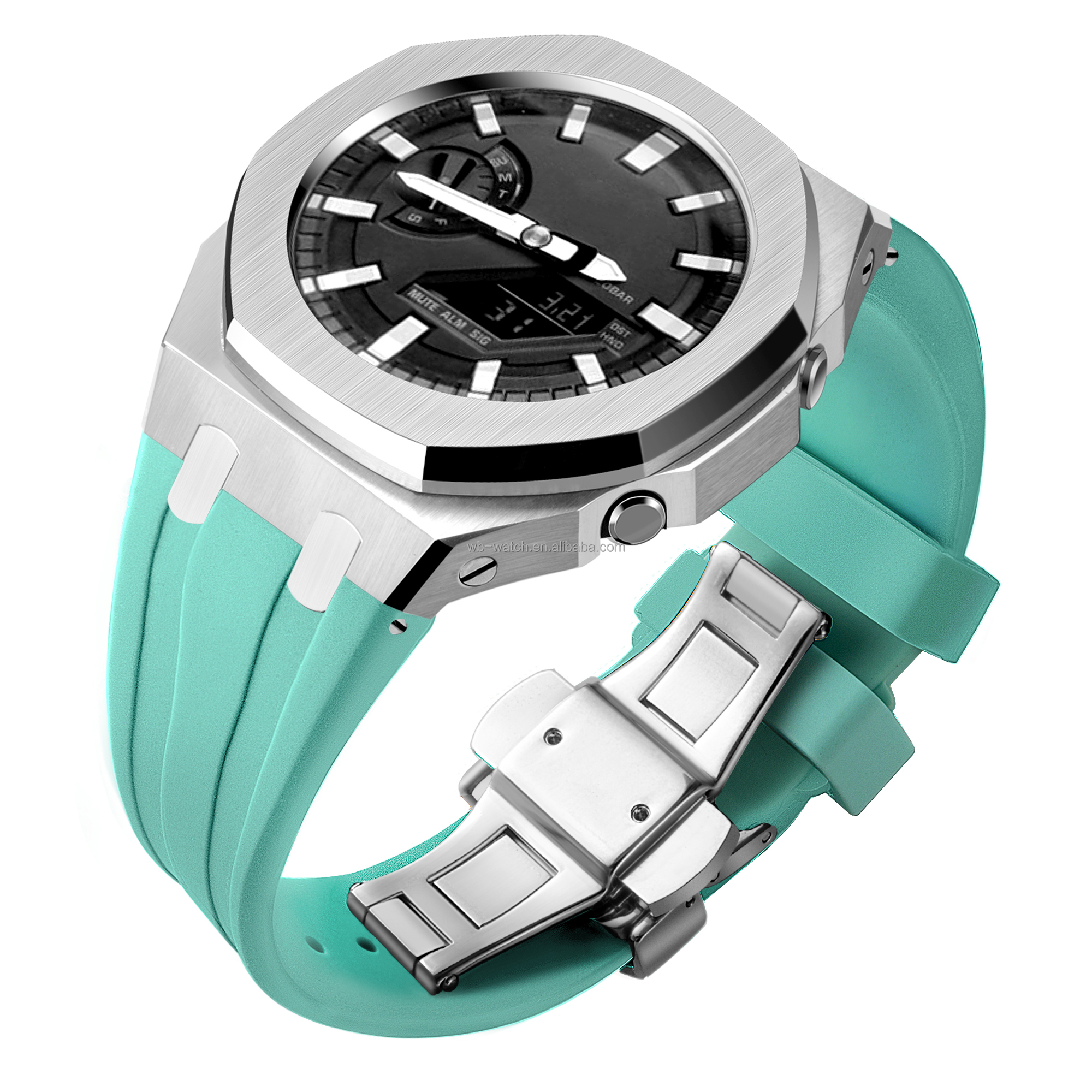 Ga2100 Mod Kit Stainless Steel Bezel Dial And Case Retrofit For Casio G Shock Ga 2110