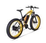 26" Wheel Size Electric Full Suspension Fat Bike with 21 Speed Gears and LCD