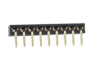 Quality 90 Degree SMT Female Header Connector Single Row Black 2.0mm Through Hole wholesale