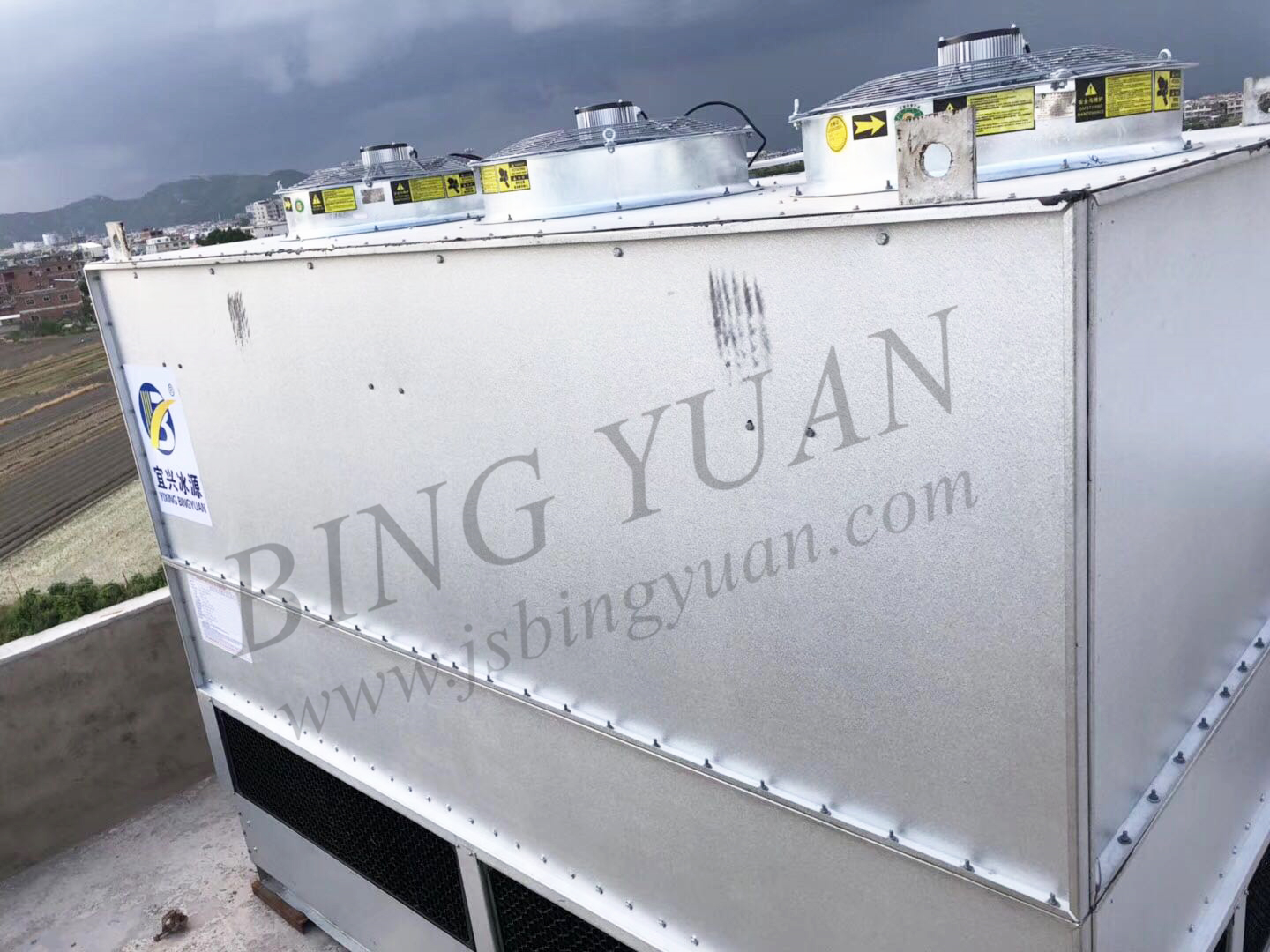 Yixing ICS Refrigeration Quality Counter Flow Evaporative Condenser Heat Exchanger