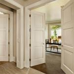 Composite Boards Interior Double Swing French Doors UV Heat Transfer Printing