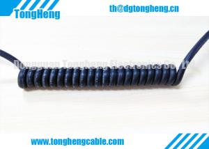 Quality High Recoiled Strength External Plate Machine TPU Coiled Cable wholesale