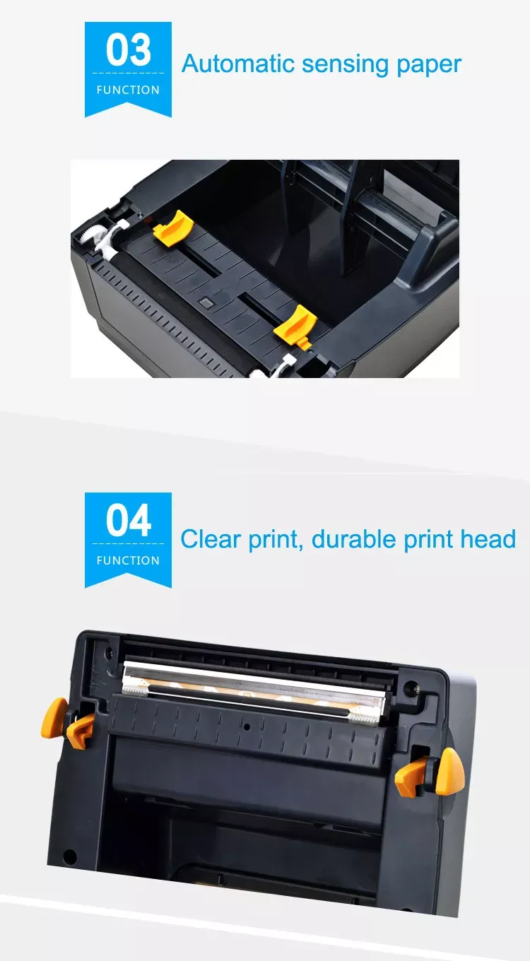 XP460B Express Waybill 100MM Thermal Barcode Self Adhesive Label Printer