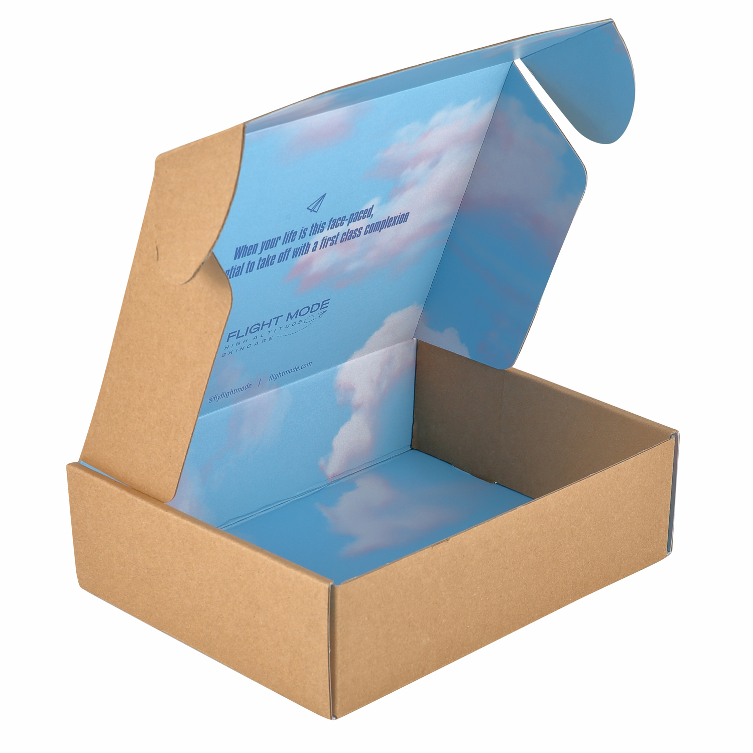 Corrugated Board Clothing Mailer Boxes Custom Folding Airplane Paper Packaging Box