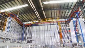 Quality Aluminium Alloy Profile Vertical Powder Coating Line 3kw Multi Color wholesale