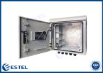 Anti Theft 9U 600mm Height Pole Mount Weatherproof Enclosure