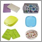 BIO-DEGRADABLE BAMBOO FIBER TRAY, DISHWASHER SAFE, HEALTHY,